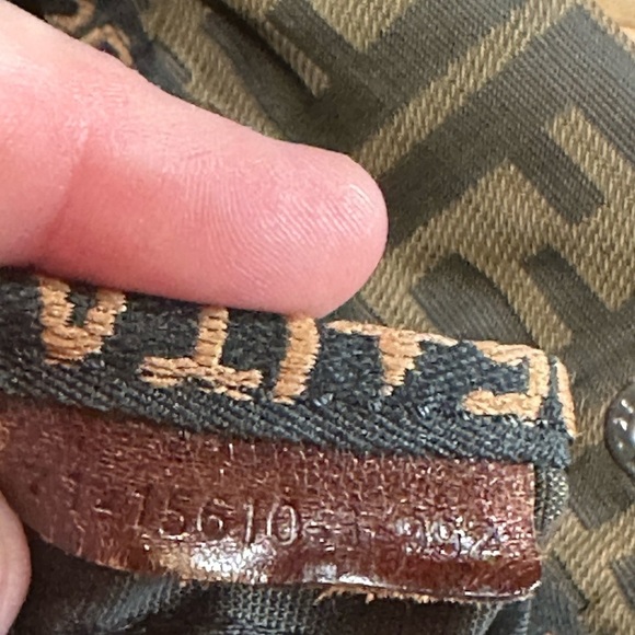 Fendi zucca folding tote shopper. Nylon and leather. 71156101992 - Picture 5 of 15